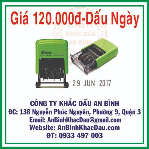 Mộc dấu logo khắc dấu logo tốt rẻ bền đẹp không lem nhòe