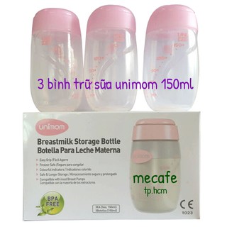 Bình Trữ Sữa Unimom ( 01 bình, 02 bình, bộ 3 bình)