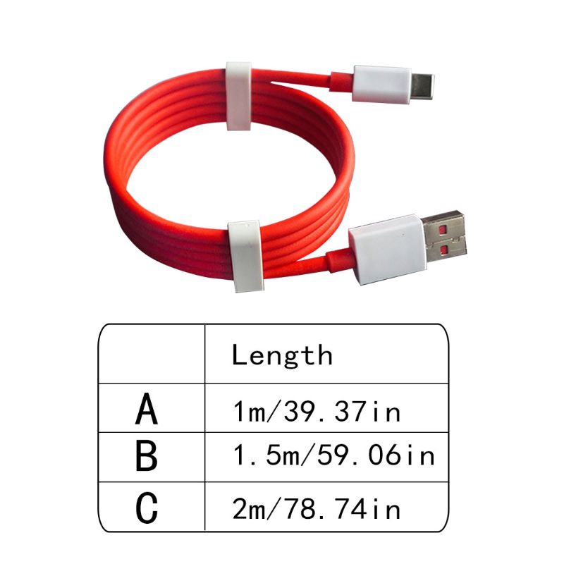 Cáp Sạc Nhanh Usb 3.1 Type C 5v 4a Cho Oneplus 7 7pro 6t 5t 5 3t 3