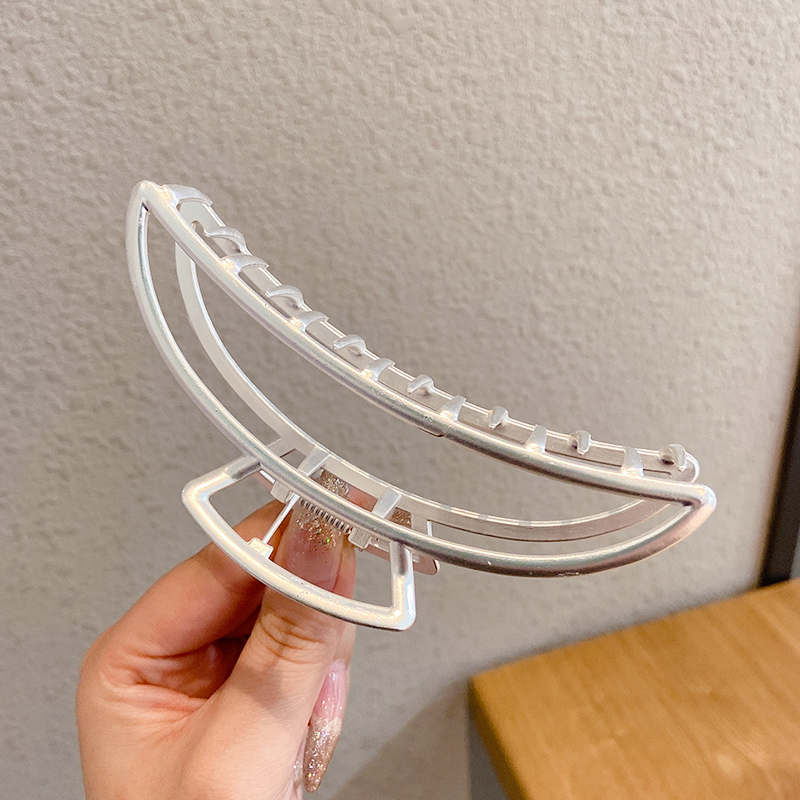 Kẹp Tóc Cỡ Lớn Bằng Kim Loại Phong Cách Hàn Quốc Dễ Thương