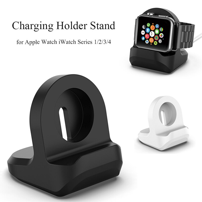 Đế Sạc Bằng Silicone Cho Đồng Hồ Thông Minh Apple Watch Series 1 / 2 / 3 / 4