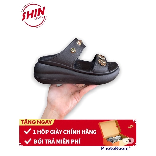 Dép CROSS đế cao 6cm thời trang Hàn Quốc phong cách đường phố chất lượng cao, giá tốt size 35 đến 40