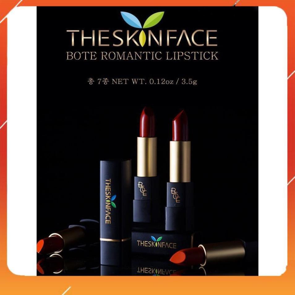 Miễn Phí Ship -  Cam kết chuẩn Auth [Mẫu Mới 2018] Son Lì The Skin Face Bote Lipstick