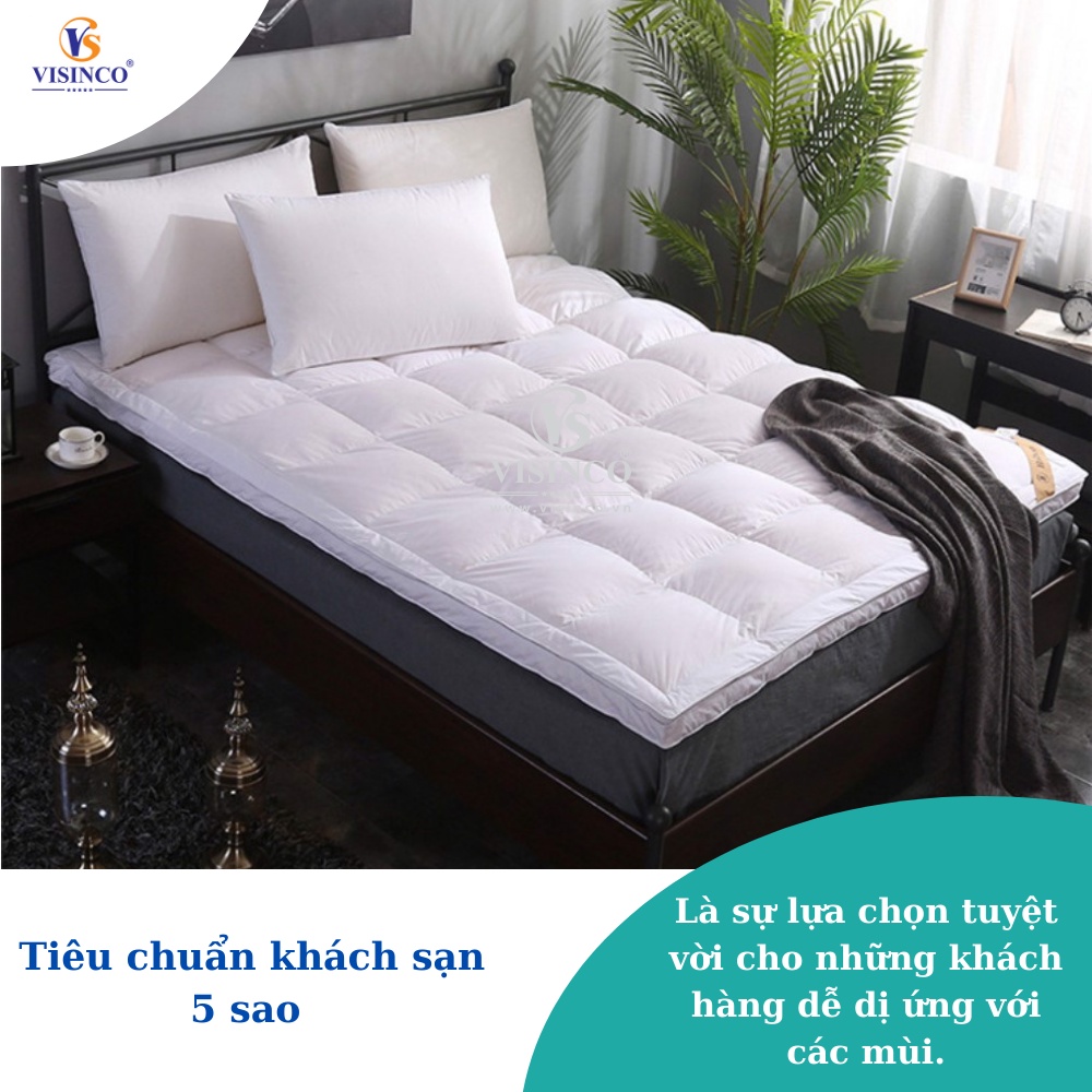 Nệm Tăng Tiện Nghi Microfiber T233 Cao Cấp Tấm Topper Làm Mềm Nệm bồng bềnh như khác sạn 5 sao