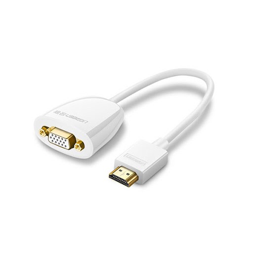 Bộ chuyển đổi HDMI sang VGA (không có Audio) độ phân giải 1920*1080@60Hz (Max) dài 16cm UGREEN MM102 40252