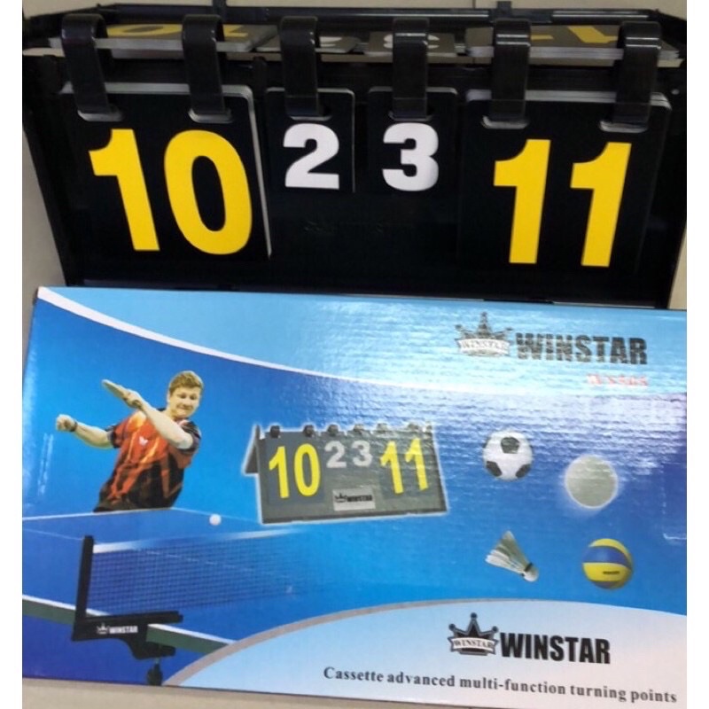 Bảng lật tỉ số bóng đá bóng chuyền bóng bàn cầu lông winstat