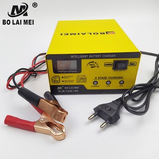 Sạc ắc quy 12v/24v 3AH - 200ah BT-168  tự động ngắt khi đầy