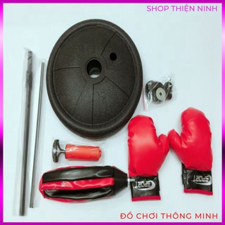 Bộ đồ chơi đấm bốc cho bé Boxing Set (có găng tay, trụ đỡ, giá đỡ)