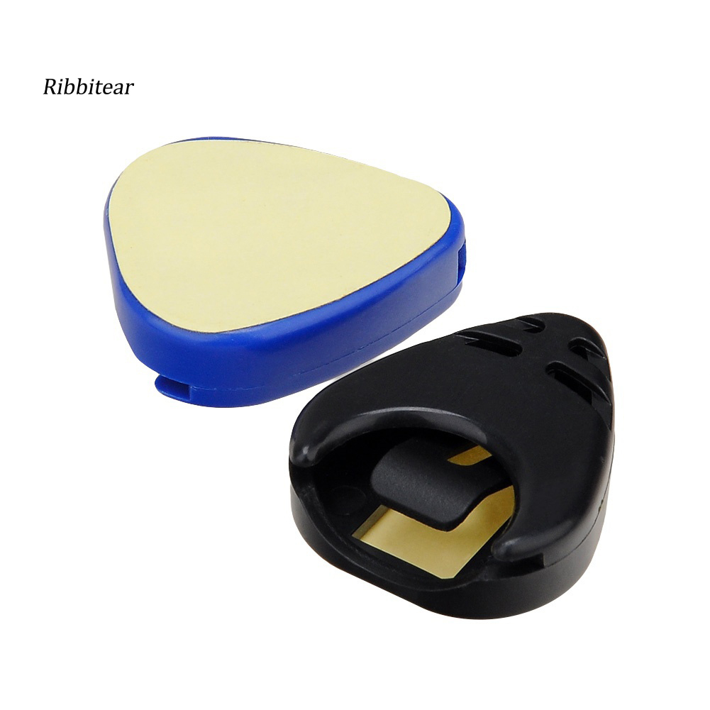 【RBRT】Heart Shape Portable Acoustic Electric Guitar Picks Plectrum Protect Case Cover