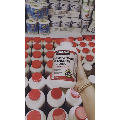 Viên Uống Canxi Kirkland- Calcium + D3 Của Kirkland 500 viên