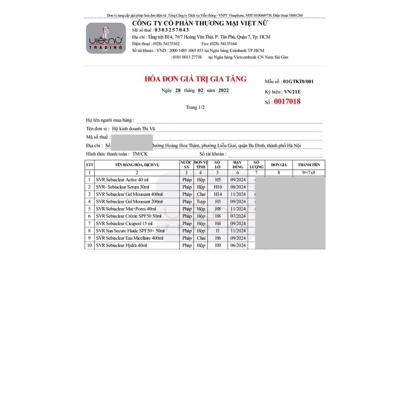 Tinh Chất Giảm Mụn, Mờ Thâm SVR Sebiaclear Serum