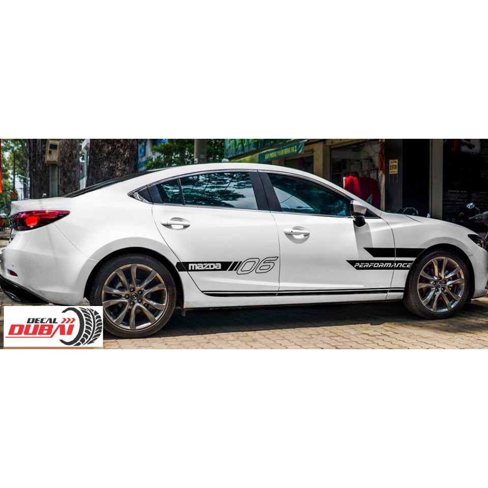 Tem dán sườn xe mazda 6