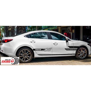 Tem dán sườn xe mazda 6