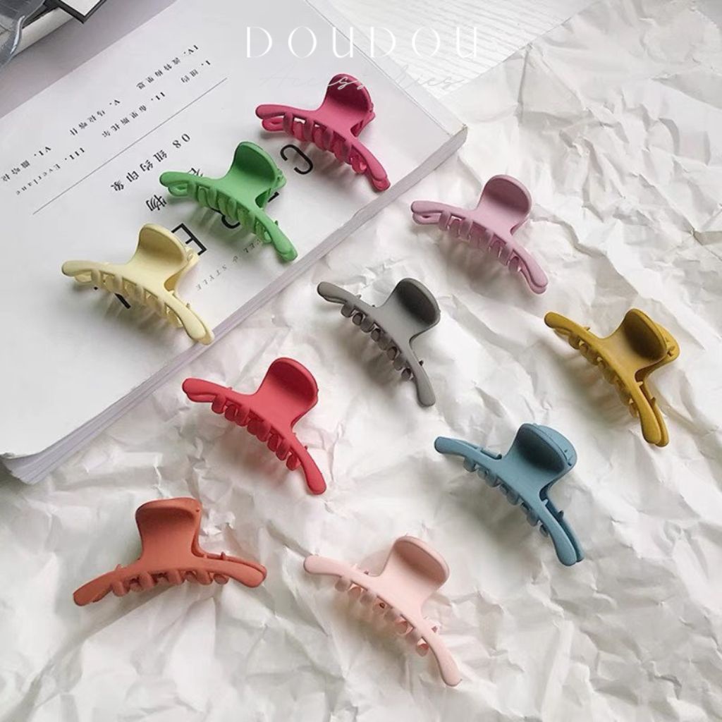(XẢ KHO THANH LÝ) Phụ kiện tóc Doudou Kẹp càng cua kẹp mái cỡ nhỏ 6cm cho nữ phong cách Hàn Quốc thời trang ZJ032