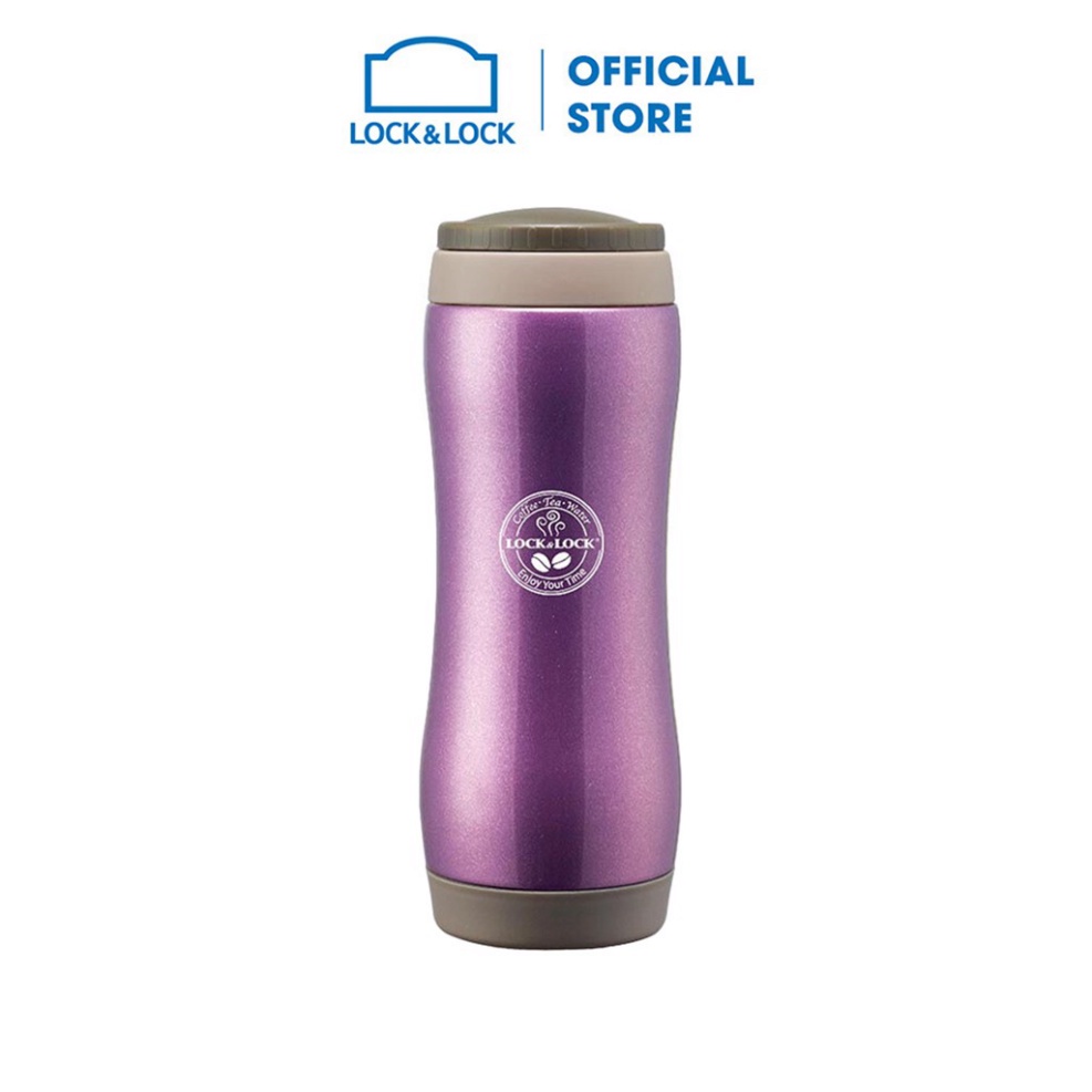 [HÀNG CHÍNH HÃNG] Bình Giữ Nhiệt Lock&Lock Grip Tumbler (370ml) - Màu tím LHC801V