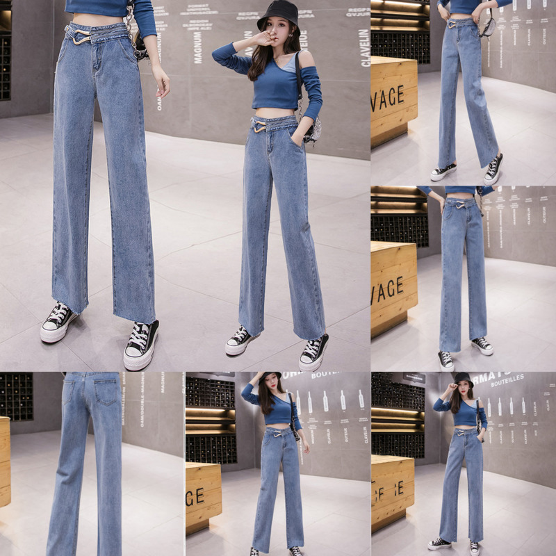 Quần Jeans Dài Ống Loe Thời Trang Dành Cho Nữ