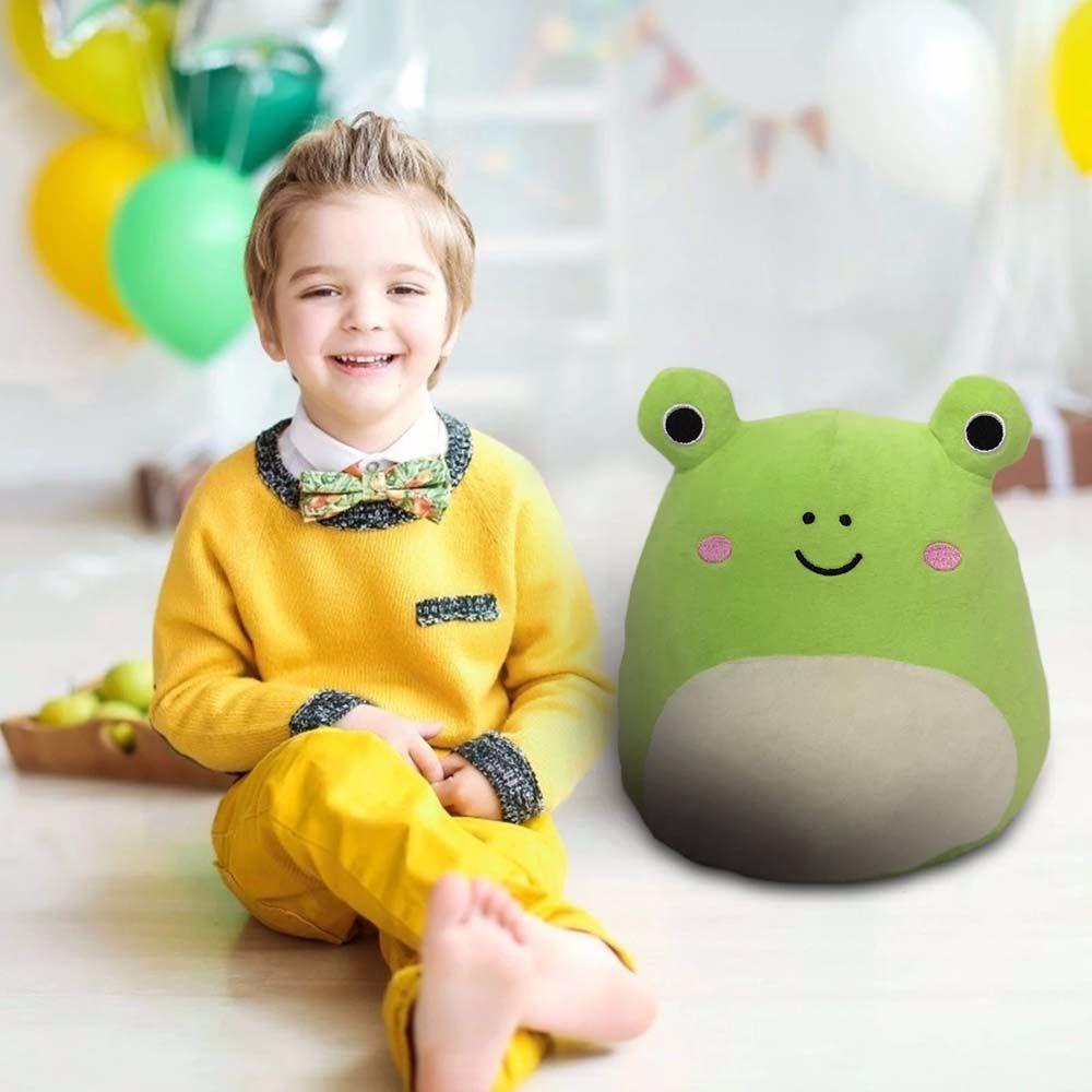 NICKOLAS Đồ chơi nhồi bông Hình Ếch 3d Mềm Mại Đáng Yêu
