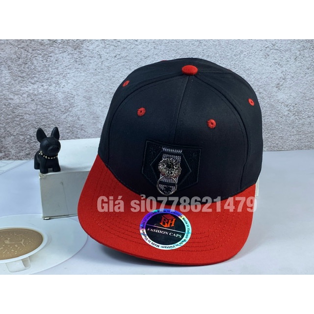 Mũ lưỡi trai hiphop Nón snapback thể thao sắt cực ngầu thời trang
