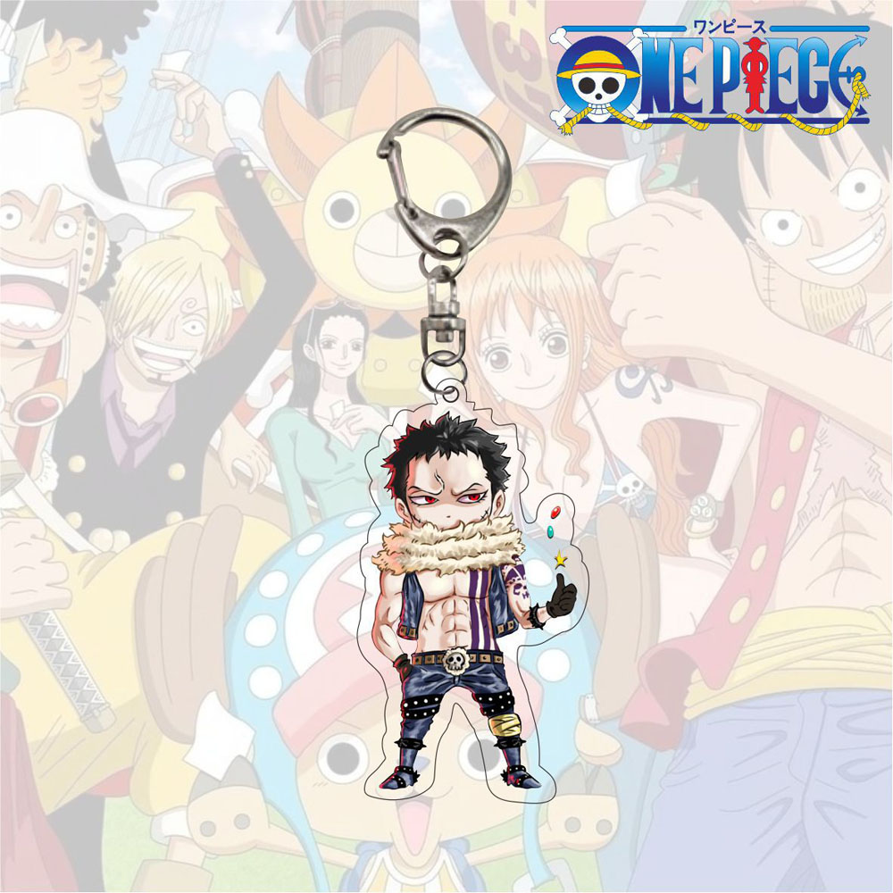 Móc Khóa Hình Nhân Vật Phim hoạt Hình One Piece Độc Đáo
