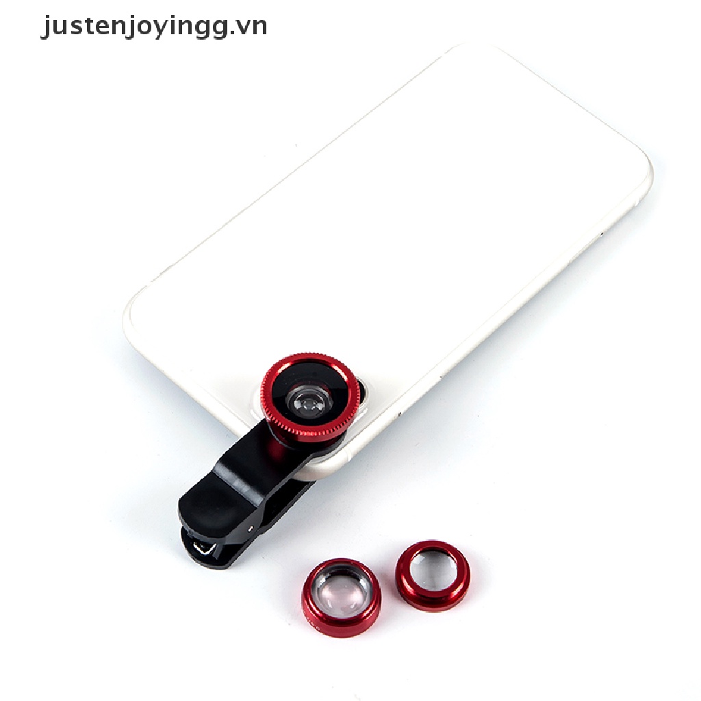 Ống kính 3 trong 1 phụ kiện 3c gắn điện thoại tiện lợi