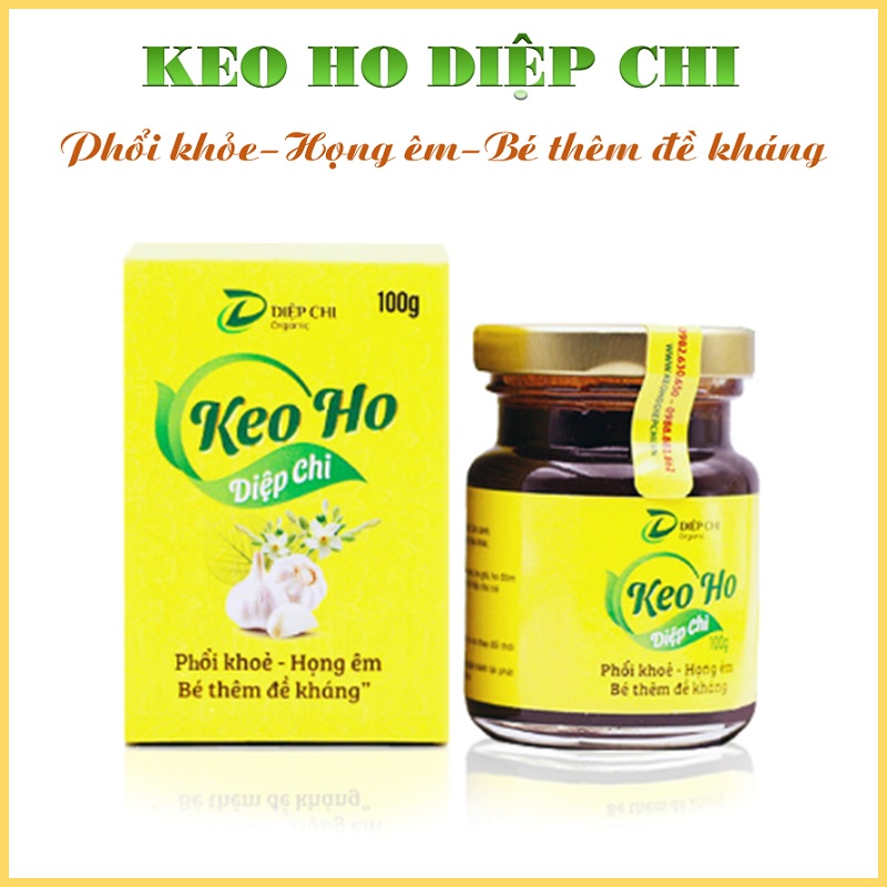 Keo Ho Diệp Chi Chính Hãng - Hỗ trợ giảm ho, sỗ mũi, tăng sức đề kháng cho bé