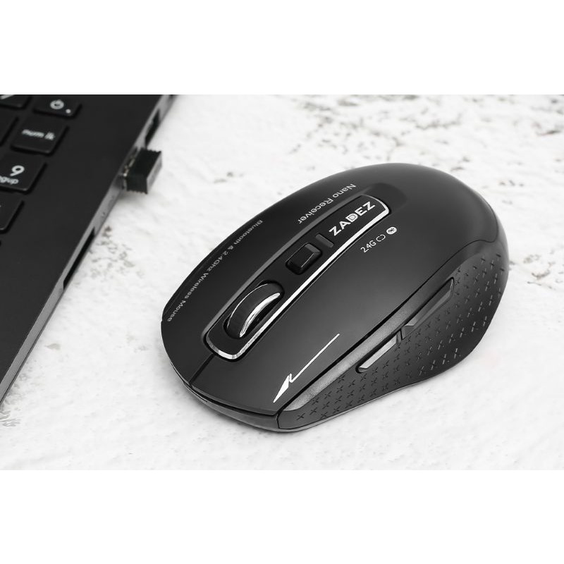 Chuột Bluetooth Zadez M350 màu đen