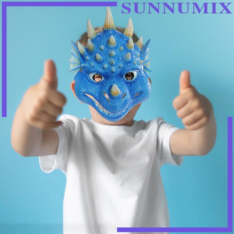 [Sunnimix] Mặt Nạ Hóa Trang Khủng Long Đáng Sợ Phụ Kiện Chụp Ảnh Cho Bé Trai Bé Gái Đám Cưới / Dạ Hội Hóa Trang