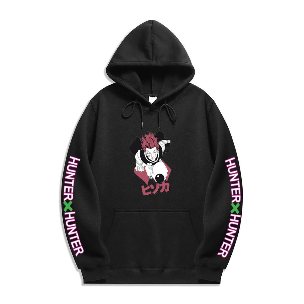 Áo Hoodie Thể Thao Dạng Kéo Màu Bạc Phong Cách Anime Nhật Bản Hisoka Morow Hunter X Cho Nam Và Nữ