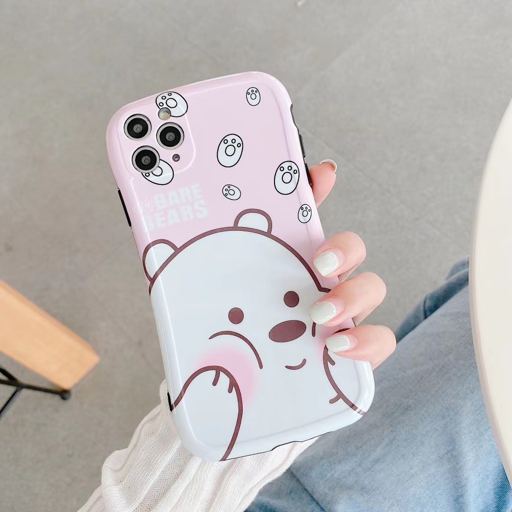 Bare bear Ốp điện thoại dành cho iPhone11 11Promax 7Plus 7 8 8  X XR XSmax SE2020 Ốp lưng Ốp Iphone  Ốp mềm mại vỏ điện thoại Ốp | BigBuy360 - bigbuy360.vn