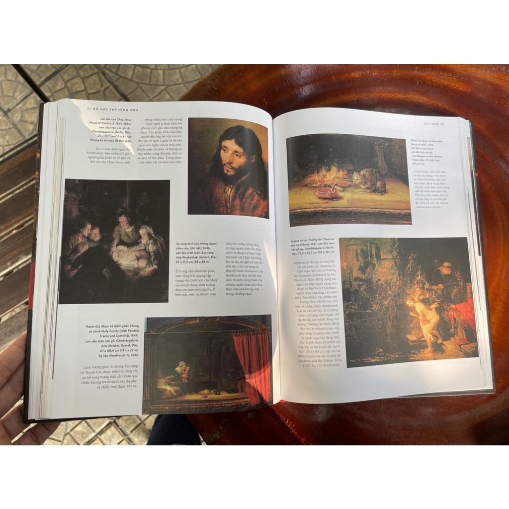 Sách - (Bìa cứng) Rembrandt - Cuộc đời và tác phẩm qua 500 hình ảnh – Rosalind Ormiston – Lê Yến Nhi dịch - Omega Plus