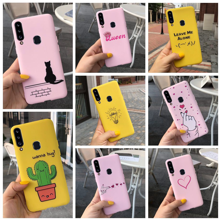 Ốp điện thoại TPU họa tiết hoạt hình màu sắc ngọt ngào cho SAMSUNG GALAXY A10 A20 A30 A50 A50S A30S A20S A10S A70 2018