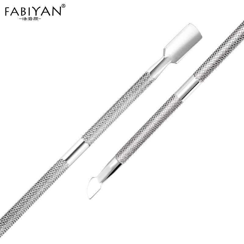 Cây đẩy da chết  2 đầu bằng thép không gỉ loại bỏ da chết hiệu quả FABIYAN