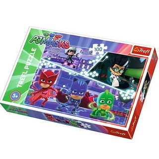 Tranh ghép hình TREFL 16334 - 100 mảnh - PJ Masks hành động