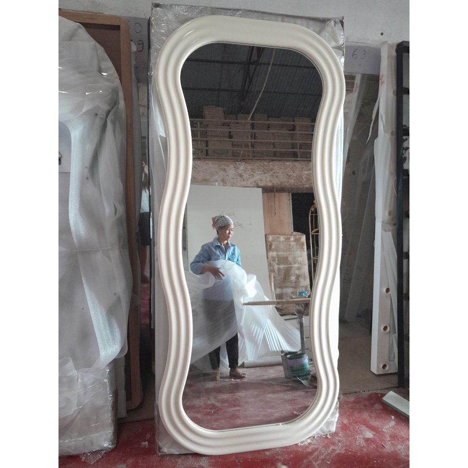 Gương lượn sóng dáng hạt đậu soi toàn thân⚡️SIÊU HOT⚡️ nịnh dáng, sang trọng,