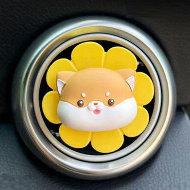 Quạt Khuếch Tán Hương Thơm Gắn Điều Hòa Xe Hơi Kiểu Hoạt Hình Xinh Xắn Đáng Yêu