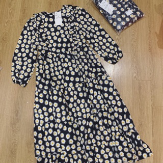 Váy hoa cúc dài quảng châu