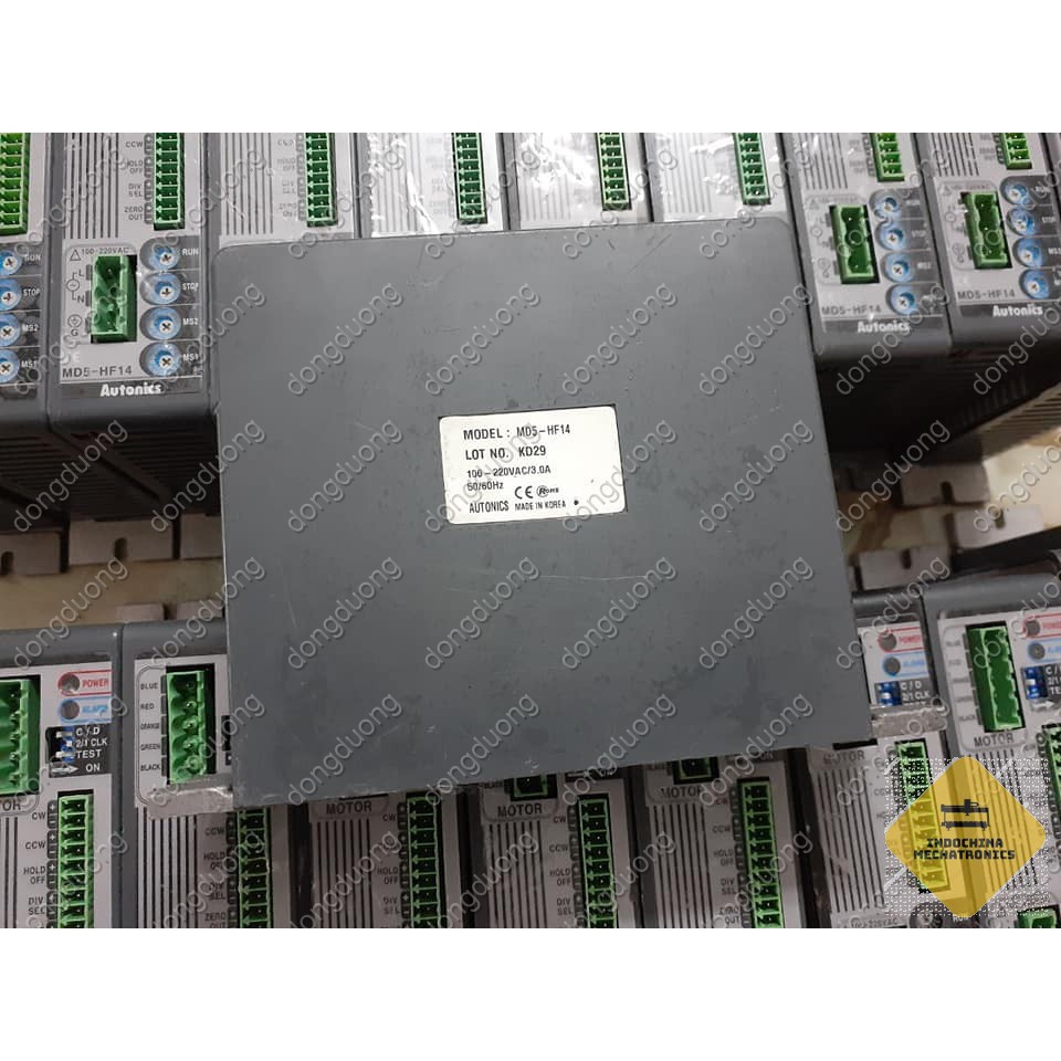 Combo động cơ liền giảm tốc A40K-M566-R7.2 và điều khiển MD5-HF14 của Autonics, hàng tháo máy,tested