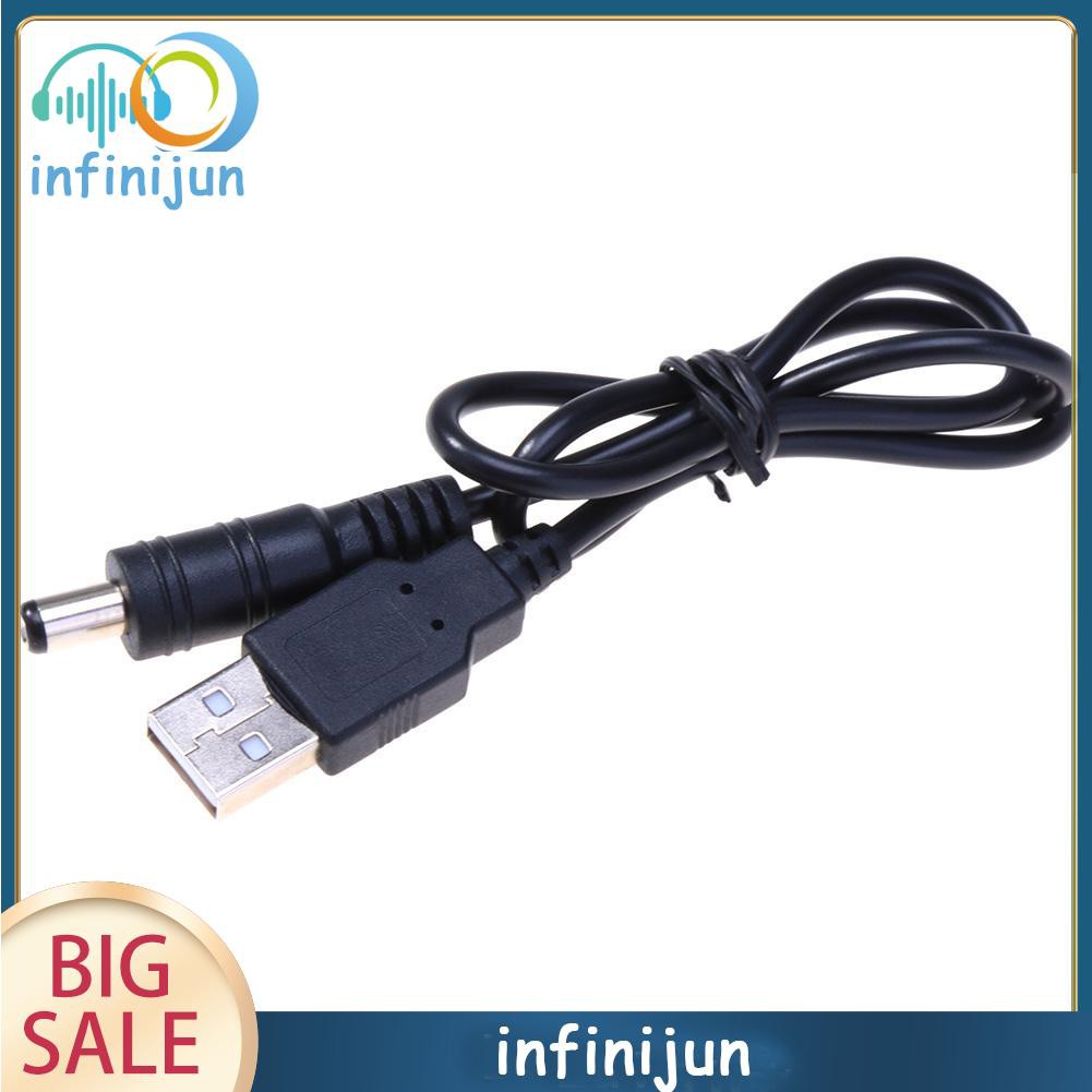 Cáp Chuyển Đổi Đầu Usb Sang 5.5x2.1mm 5v Dc X50Cm / 19.7in