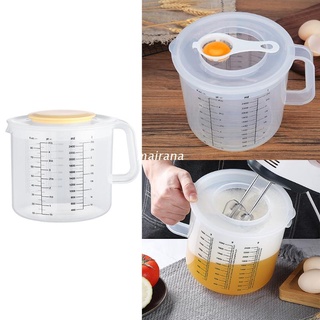 Ca nhựa đánh trứng có nắp dung tích 2,5 lít tiện lợi, có vạch định lượng