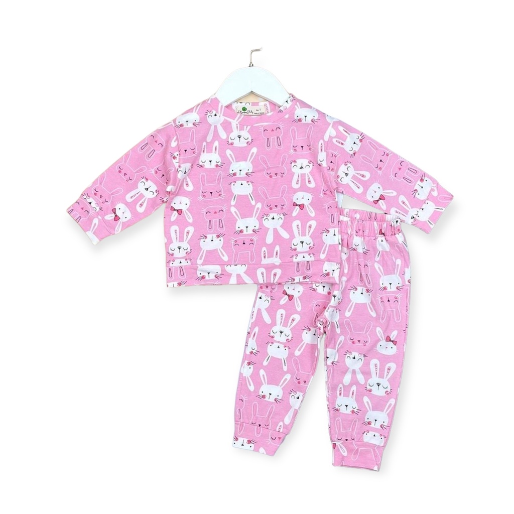 Bộ nỉ da cá mỏng bé trai, bé gái LITIBABY size 1/5