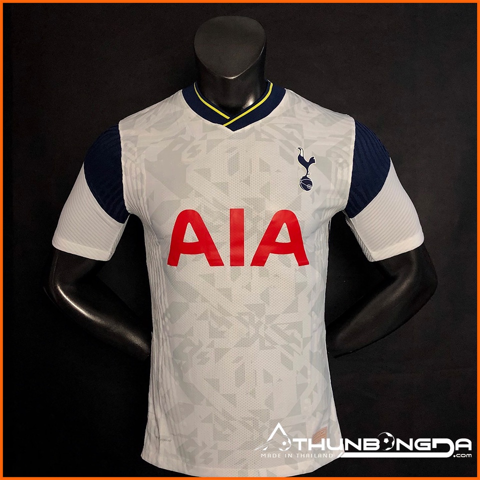 Áo Tottenham Hotspur trắng sân nhà 2020/2021, 2020/21 bản PLAYER Issue BODY fit cao cấp Thái Lan
