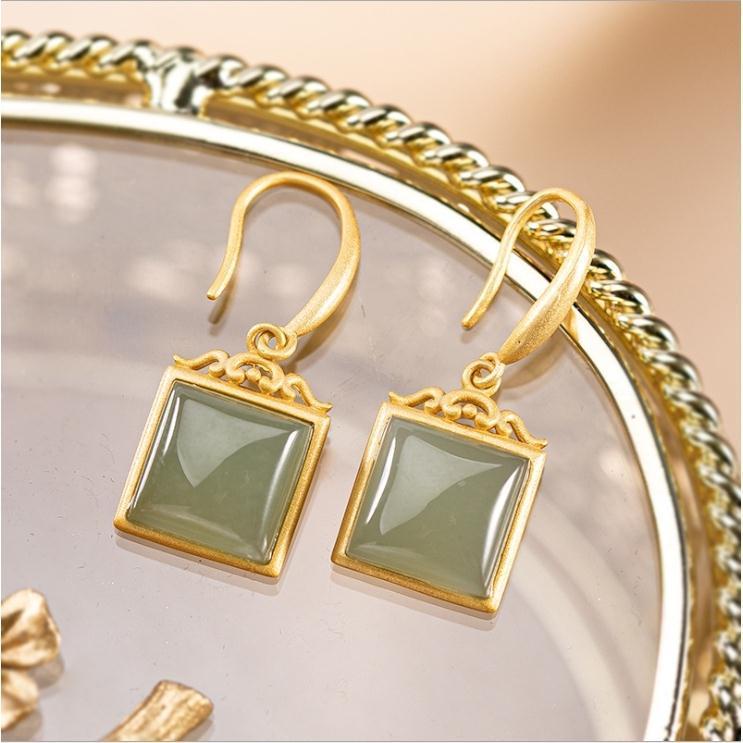 Khuyên tai nữ trang dáng dài tạo hình độc đáo