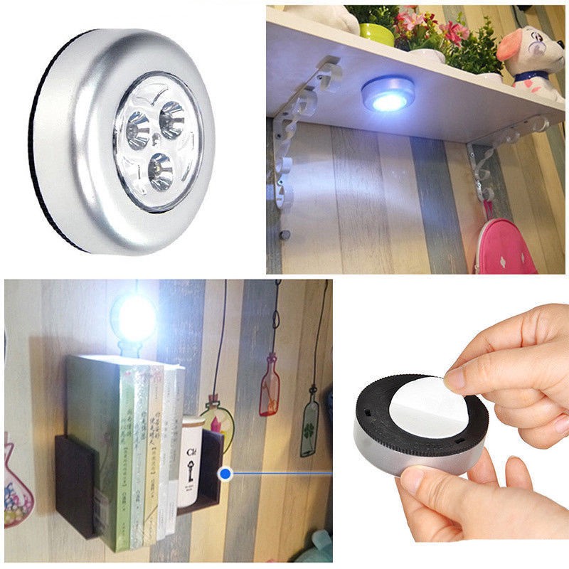 Đèn LED 3 bóng công tắc cảm biến cao cấp tiện dụng