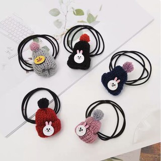 Dây Cột Tóc Mũ Len Siêu Xinh HOT TREND