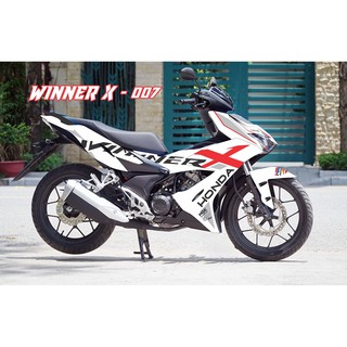 Tem Trùm Winner X Trắng Đỏ GPB
