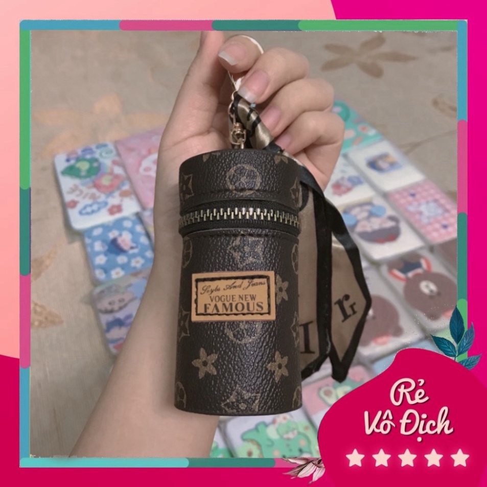 Móc khoá túi mini đựng son phong cách retro - OBI Mart