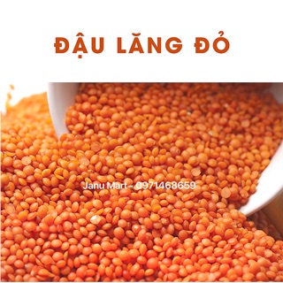 500g đậu lăng đỏ nguyên hạt