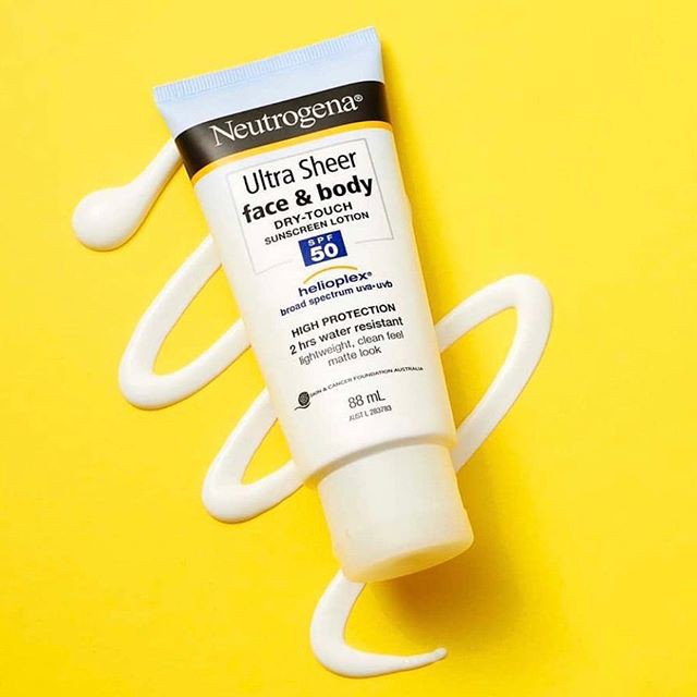 [New] Kem chống nắng Neutrogena Ultra Sheer face & body Dry touch SPF 50+ [Có sẫn]