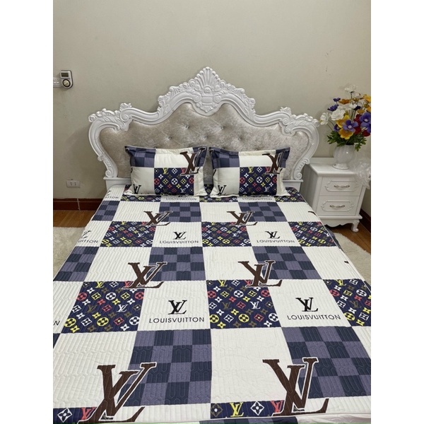 Bộ ga gối bo chun cotton 100% thoáng mát , thấm hút mồ hôi tốt hàng loại 1 dày dặn