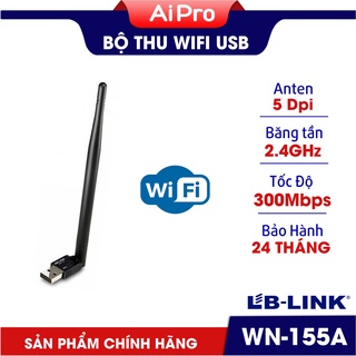 Mua Bộ thu sóng wifi LB-LINK BL-WN155A - Router 5Dpi - Tốc độ 300Mbs - Bảo hành chính hãng 24 tháng